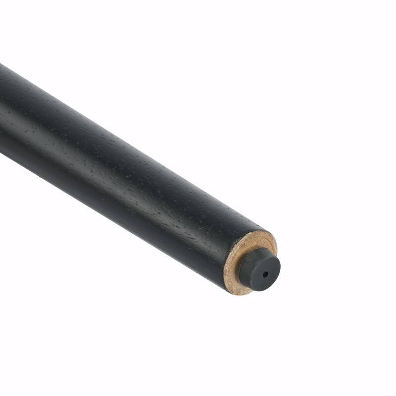 Doria Indoor Wooden Bar Stools with Gray Upholstery and Black Finish, Set of 2