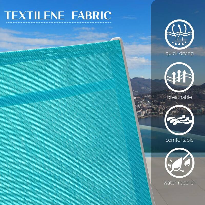 Pool Lounge Chairs Set of 3