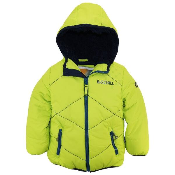 Shop Big Chill Little Boys Quilted Coat Stitch Winter Puffer