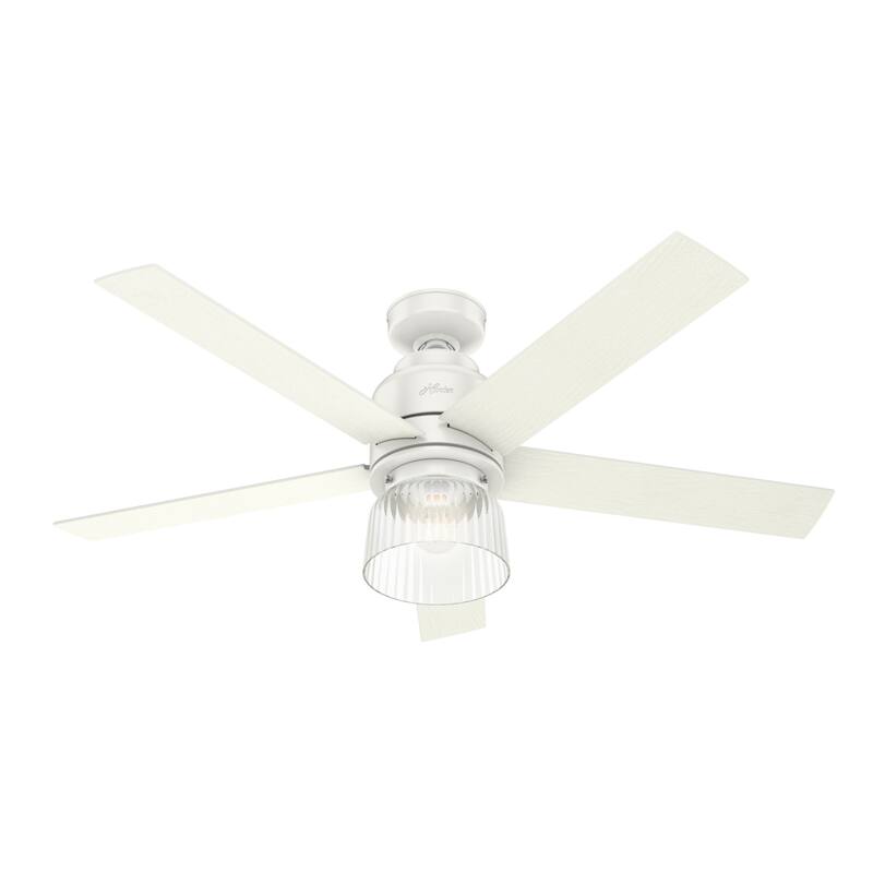 Hunter 52" Grove Park Ceiling Fan with LED Light Kit and Wall Control