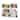 Wallniture Bali Bookshelf U Shape Metal Floating Shelves for Books Video Games DVDs (Set of 6)