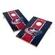 preview thumbnail 1 of 3, Vintage Columbus Blue Jackets NHL Regulation 2x4 Cornhole Set Include Carry Case