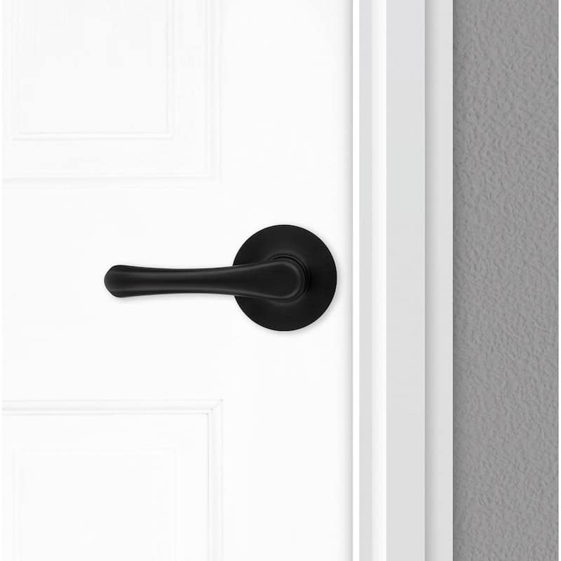 Kwikset Grapevine Passage Door Lever Set with Round Rose from the