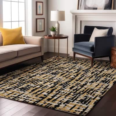 Premium Washable Super Soft Abstract Weave Mayfield Rug