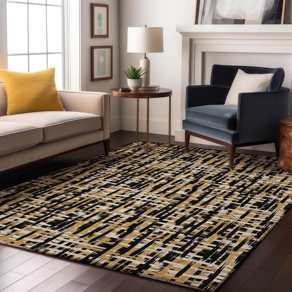 Premium Washable Super Soft Abstract Weave Mayfield Rug