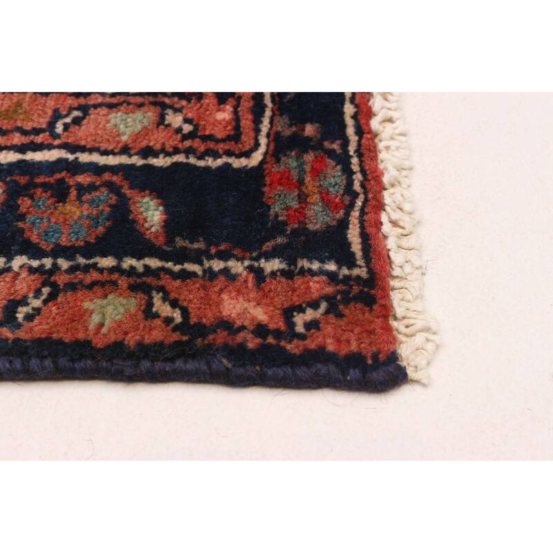 ECARPETGALLERY Hand-knotted Andelz Red Wool Rug - 3'7 x 9'6