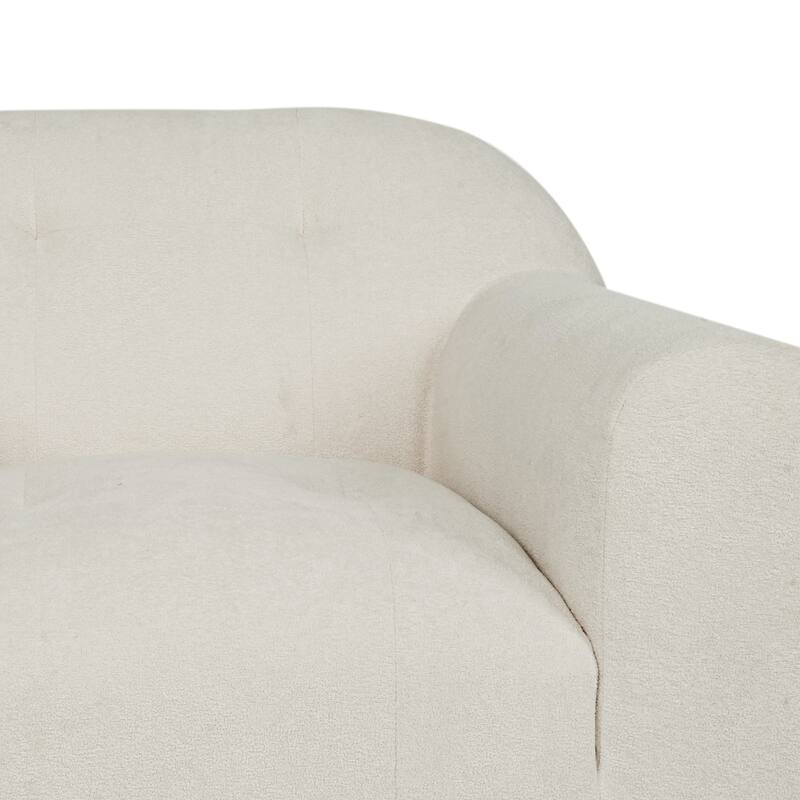 Melrose Textured Boucle Club Chair by Christopher Knight Home