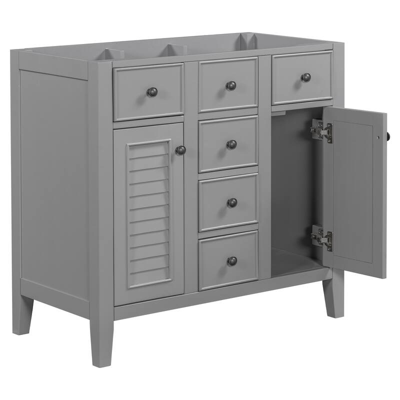 Modern Bathroom Vanity without Sink, Cabinet Base Only