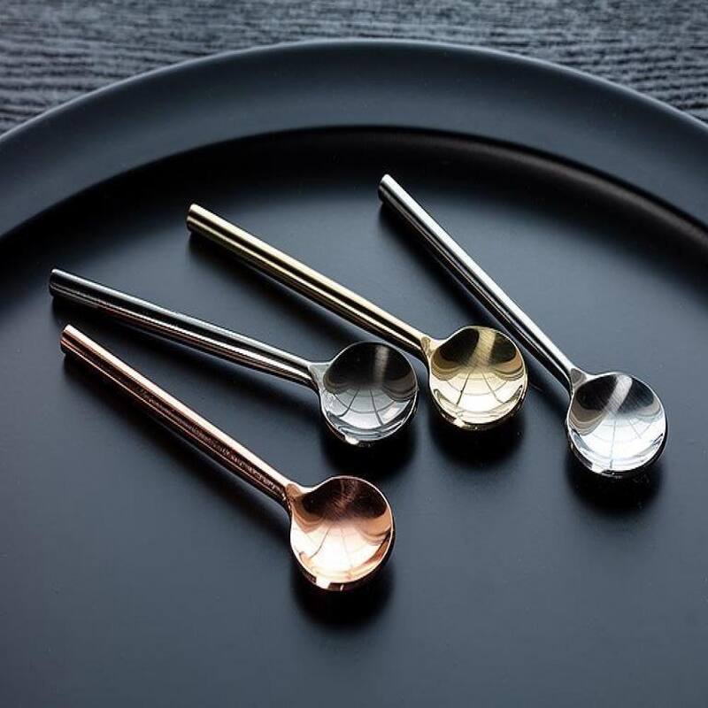 Modern Gold Plated Spoon