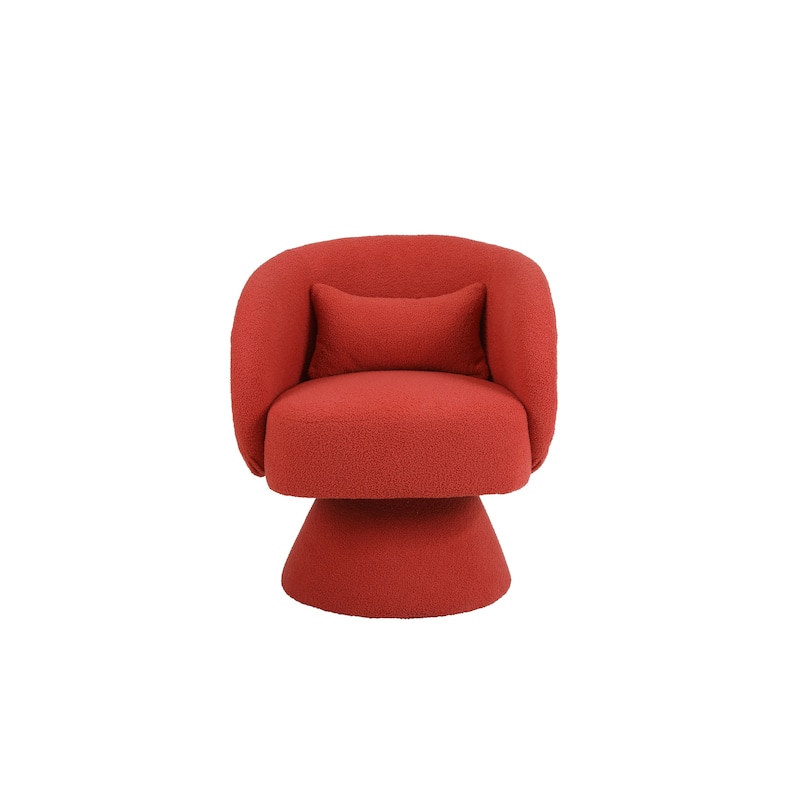 Modern 360 Degree Swivel Accent Chair Armchair, Comfy Velvet Barrel Chair for Living Room,Round Swivel Accent Chair Corner Chair