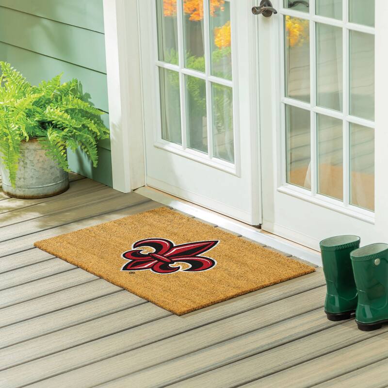 University of Louisiana-Lafayette Full Color Indoor/Outdoor Coir Mat - 36" x 24"