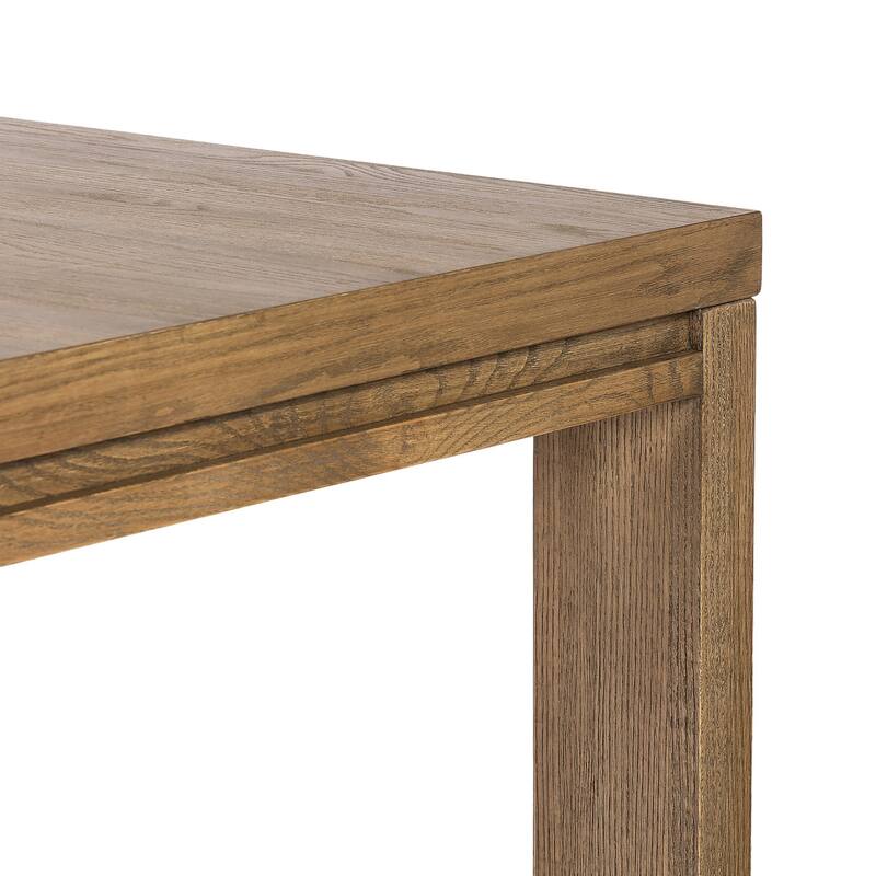 Jovi Dining Table-Drifted Oak Solid - 96W x 42D 30H