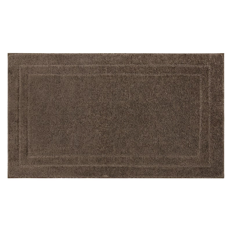 Mohawk Home Diplomat Machine Washable Bath Mat - 1' 8" x 2' 10" - Walnut Diplomat