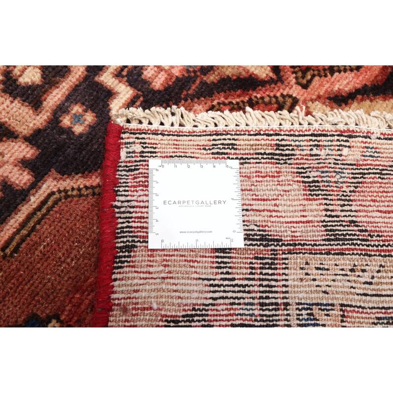 ECARPETGALLERY Hand-knotted Antalya Vintage Dark Copper Wool Rug - 3'11 x 7'7