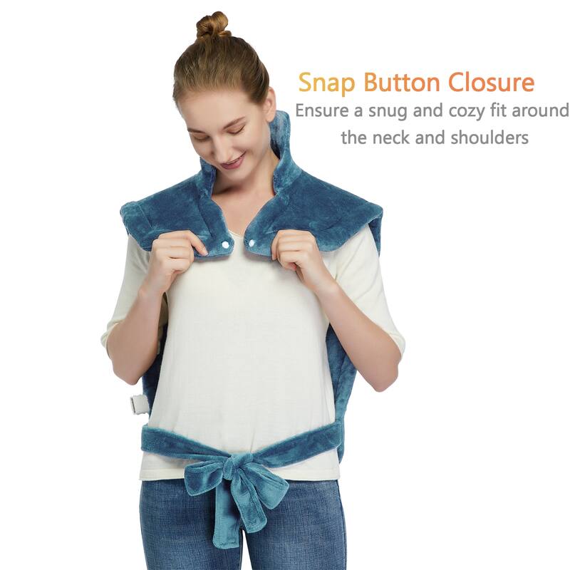 Electric Heating Pad for Back Pain Relief, 22" x 33" Large Size