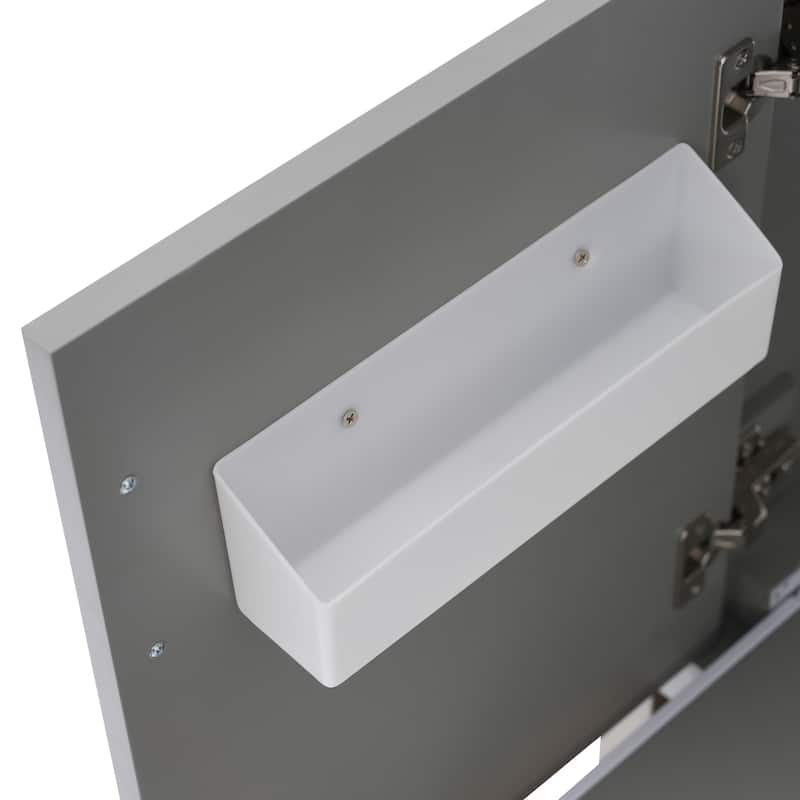 GDFStudio - Orion Wood & Ceramic 30" Bathroom Vanity Cabinet with Sink & Storage