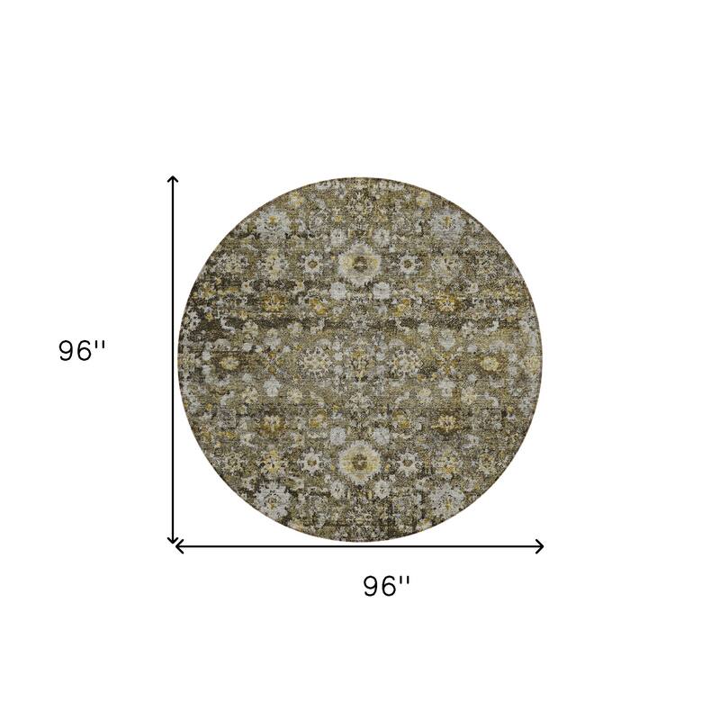 HomeRoots Oriental Traditional Rectangle Outdoor Rug