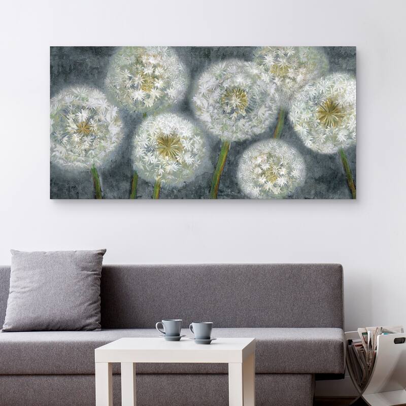 Three Wishes Blue Panel by Sandy Doonan Canvas Art Print