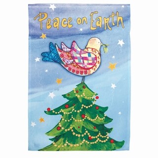 Shop Blue And Green Dove Peace On Earth Printed Outdoor Garden