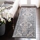 preview thumbnail 9 of 36, SAFAVIEH Oregon Megi Oriental Medallion Rug 2' x 7' Runner - Blue/Creme - Runner