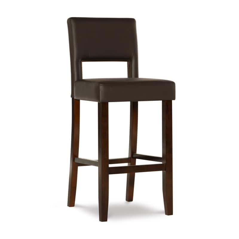 Linon Warren Faux Bar Stool