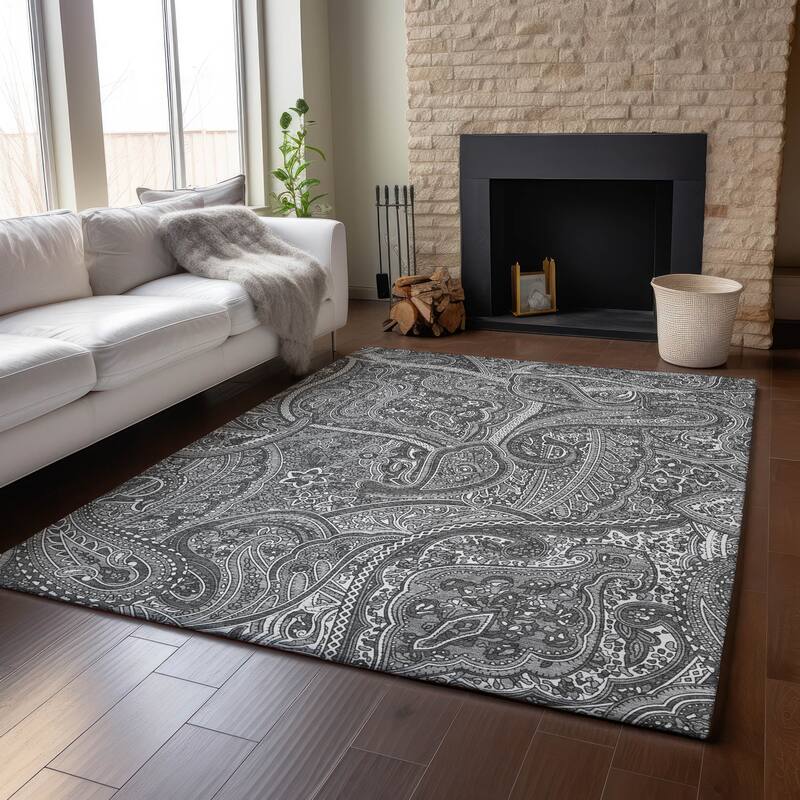 Premium Washable Super Soft Traditional Paisley Mayfield Rug