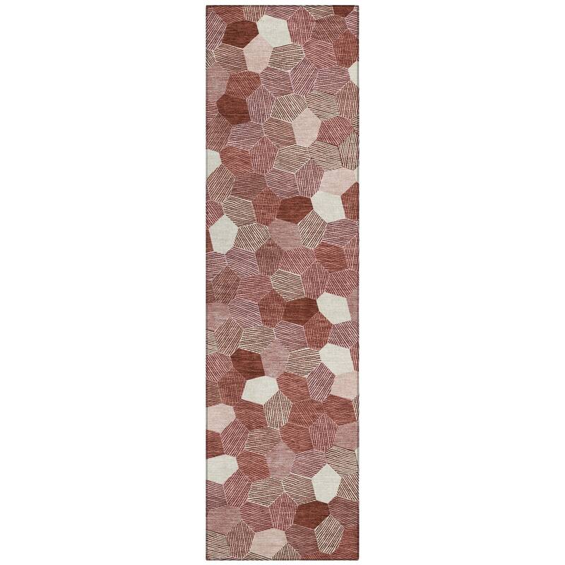 Machine Washable Indoor/ Outdoor Modern Loyd Chantille Rug