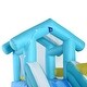 preview thumbnail 8 of 7, Outsunny 5-in-1 Inflatable Water Slide, Kids Castle Bounce House Includes Slide, Trampoline, Pool, Water Gun, Climbing Wall