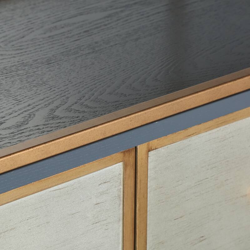 Delcey Mid-century Modern Bookshelves 2-door Display Cabinet with Bookcase Glass Kitchen Hutch Bedroom