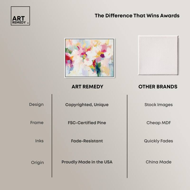 Saturated Colors I Canvas by Art Remedy