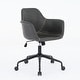 preview thumbnail 3 of 37, Back Support Home Desk Chair, Ergonomic Chair with Frame and Arms, Height Adjustable Rolling Swivel Office Chair - N/A