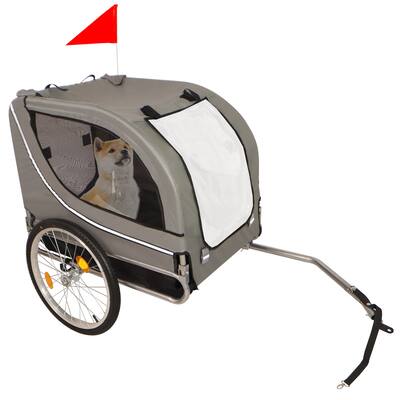 Folding Pet Carrier Wagon with 20 Inch Wheels