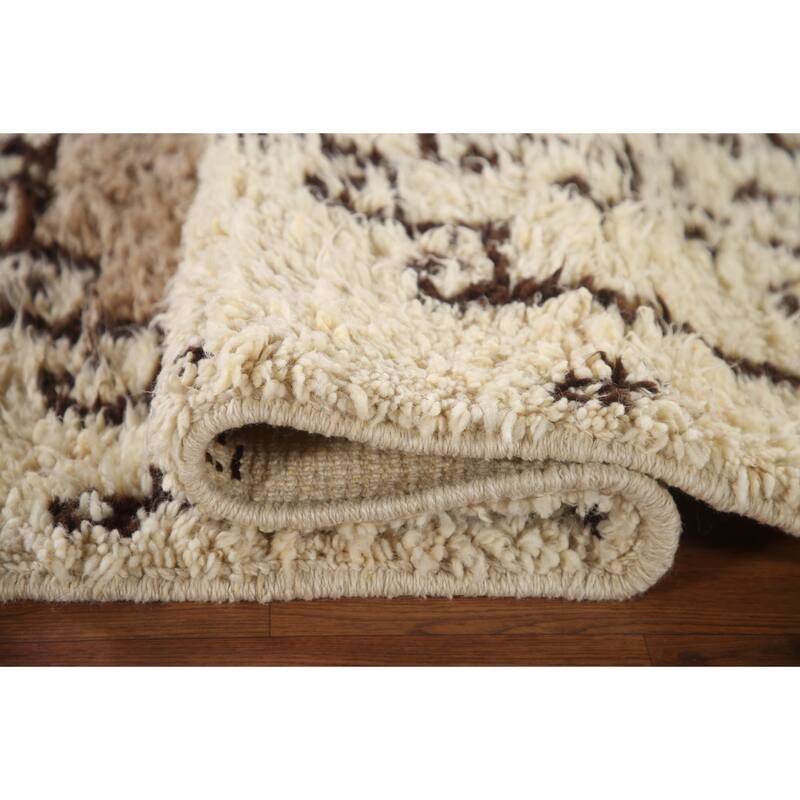 Natural Dye Kurdish Turkish Runner Rug Handmade Wool Carpet - 3'3"x 11'4"