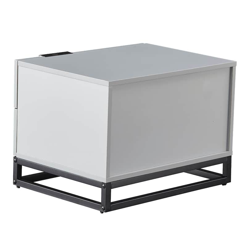 Nightstand With 2 Drawer