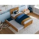 preview thumbnail 11 of 35, Madison Platform Bed with Footboard and Twin Trundle