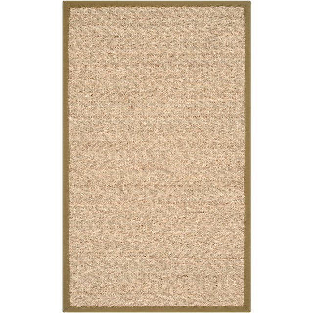 SAFAVIEH Natural Fiber Oceana Herringbone Seagrass Rug