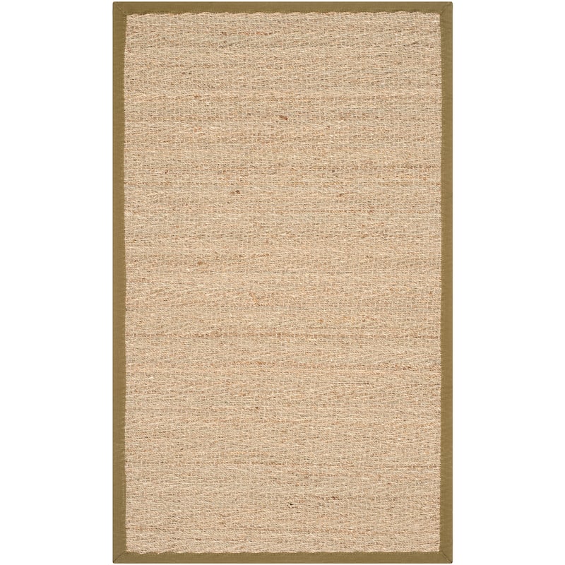 SAFAVIEH Natural Fiber Oceana Herringbone Seagrass Rug