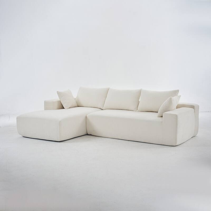 extra large deep modular sofa, cloud sofa 4-person sofa