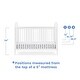preview thumbnail 11 of 9, Madeline 4-in-1 Convertible Crib, Greenguard Gold Certified