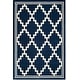 preview thumbnail 24 of 35, SAFAVIEH Handmade Chatham Nadine Modern Wool Rug 6' x 9' - Navy/Ivory - Rectangle