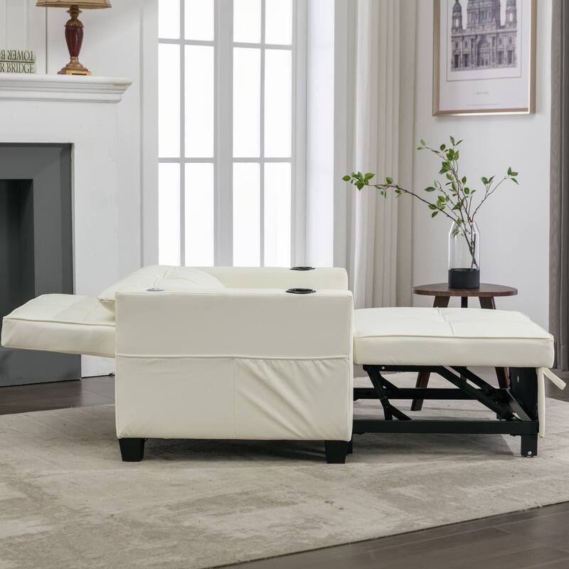 Pull Out Recliner Chair Bed Convertible 3 in 1