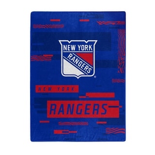 NHL New York Rangers Digitize Raschel Throw Blanket - Bed Bath & Beyond ...