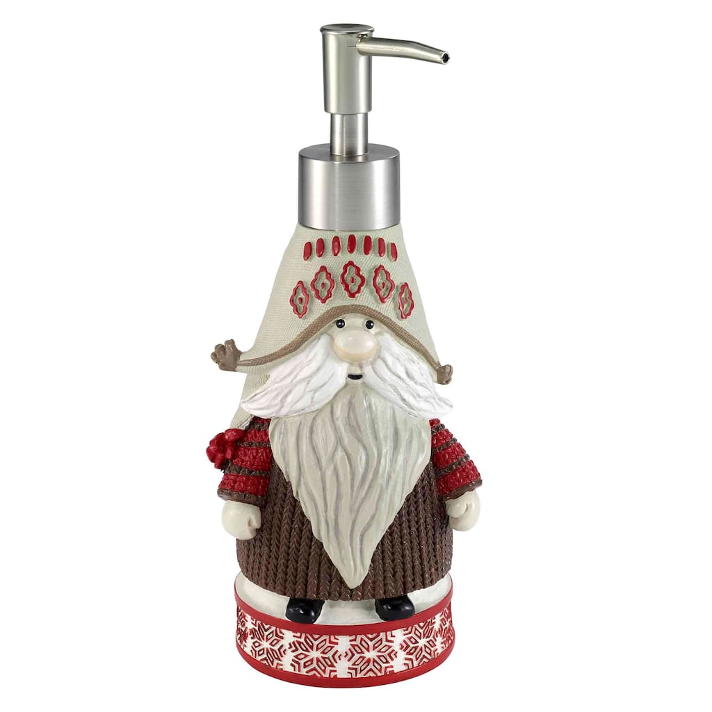 Avanti Linens Christmas Gnomes Lotion Dispenser - Multicolor - Lotion Dispenser