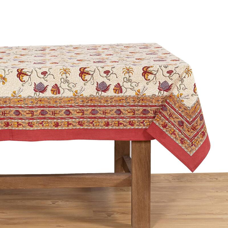 Couleur Nature Fleurs des Indes Tablecloth