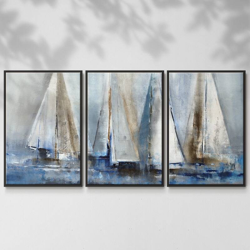 Quiet Wind II - Multi Piece Framed Canvas