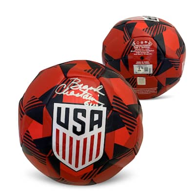 Brandi Chastain Autographed USA Womens Signed Soccer Ball Beckett COA - 8'6" x 11'6"
