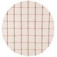 preview thumbnail 41 of 48, SAFAVIEH Handmade Montauk Espedita Casual Cotton Rug 6' Round - Ivory/Rust - Round