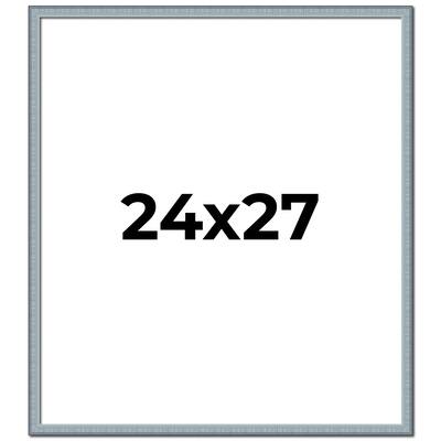 24x27 Frame Rustic Sky Blue Solid Wood Picture Frame | 0.75 Inch