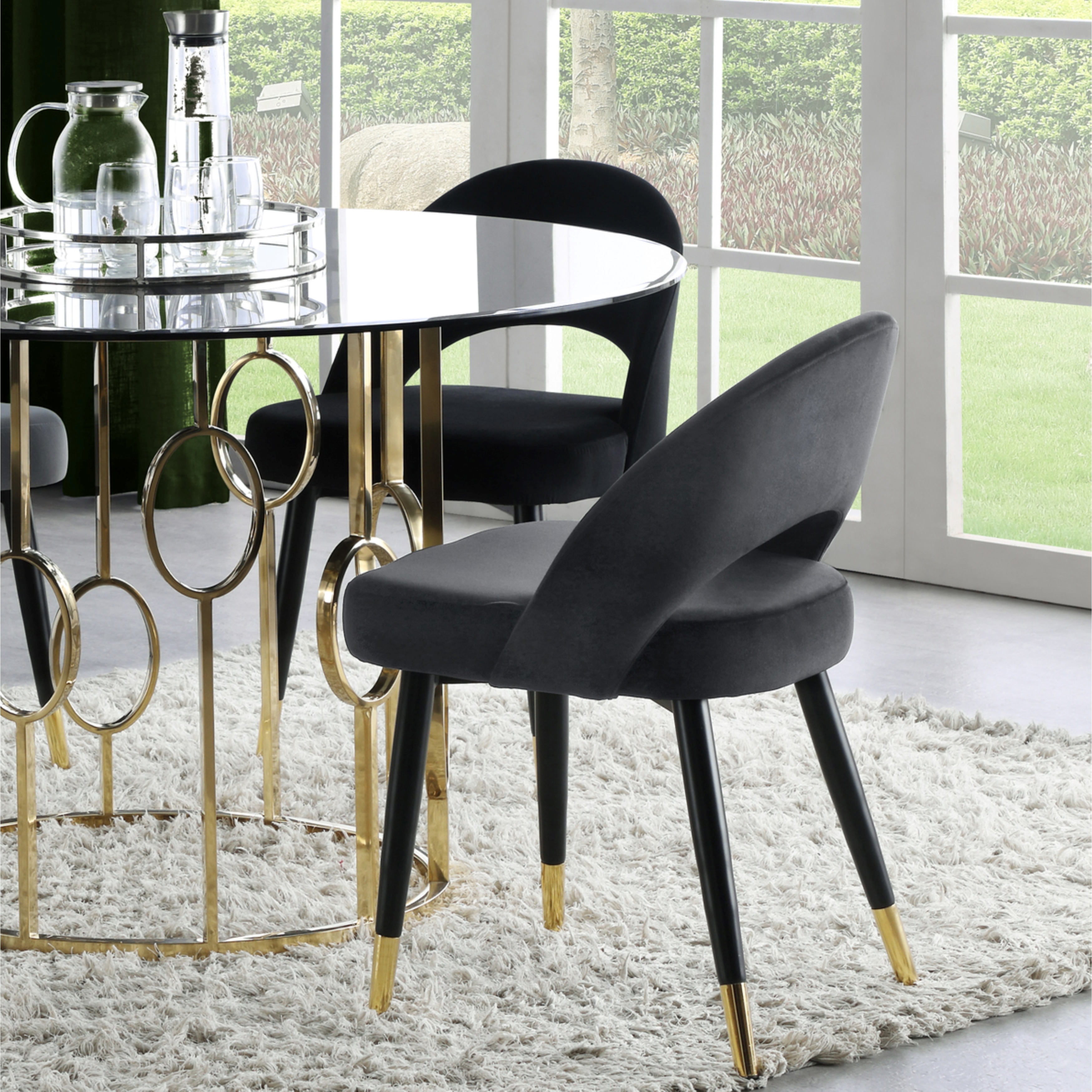 Elegant modern dining chairs online