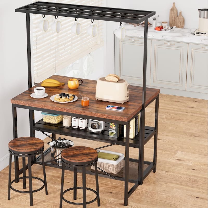 42"/47"Kitchen Island with Storage